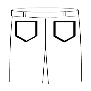 Cg Buckle And Button Detail Pants